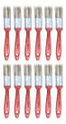Kit 12 Pincel Trincha Tinta Pintura Látex Acrílica 1 Polegada