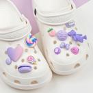 Kit 12 Pins Docinhos Enfeites em Resina para Babuche Menina