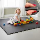 Kit 12 Placa EVA 50x50 10mm Tapete Tatame Manta Borracha Piso Emborrachado Academia Fitness Yoga Proteção Conforto Amortecimento Infantil Térmico.