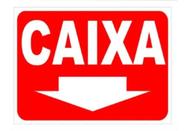 Kit 12 placa sinalização caixa 15x20