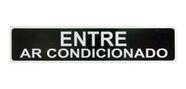 Kit 12 placa sinalização entre ar condicionado 07x30