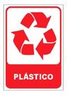KIT 12 Placa Sinalização Lixo Plástico 15x20