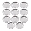 Kit 12 Porta Copos Mesa Descanso Aço Inox Bartender 11cm