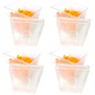 Kit 12 Potes Acrílico 1,5L - Qualidade Premium - Mantimentos