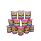 Kit 12 Potes Areia Magica Cor Rosa 200g Acrilex Art Kids Kit 12 Potes Areia Magica Cor Rosa 200g Acrilex Art Kids