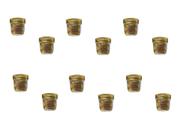 Kit 12 Potes de Vidro Quattro Stagioni 200 ml Para Conservas e Afins COM Tampa Original