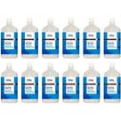 Kit 12 Potes Gel de Contato Dagua Natural Neutro 1,1Kg Sem Perfume Condutor para Aparelhos Estéticos