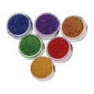 Kit 12 Potinhos Purpurina Colorida Tons Pastel 6 Cores