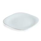Kit 12 Prato Raso Opaline Plaza Duralex Vidro 27cm Branco Restaurante Doméstico