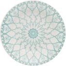 Kit 12 Pratos de Sobremesa Donna Mandala Oxford Cerâmica 19cm