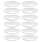 Kit 12 Pratos Fundos Tramontina de Porcelana Brancos 22cm Sophia Sopas Caldos Restaurantes
