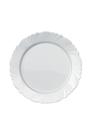 Kit 12 Pratos Raso Nadir Figueiredo Pétala Vidro Floral Branco 25cm