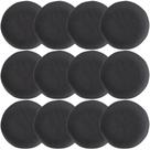 Kit 12 Pratos Rasos Orgânico Preto Matte 26,5cm Cerâmica Mes