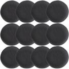 Kit 12 Pratos Rasos Orgânico Preto Matte 26,5cm Cerâmica Mes