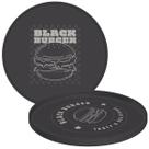 kit 12 Pratos Rasos para Hambúrguer Polipropileno 20cm Cinza Tramontina Black Burger kit 12 Pratos Rasos para Hambúrguer Polipropileno 20cm Cinza Tramontina Black Burger