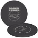 kit 12 Pratos Rasos para Hambúrguer Polipropileno 20cm Cinza Tramontina Black Burger kit 12 Pratos Rasos para Hambúrguer Polipropileno 20cm Cinza Tramontina Black Burger