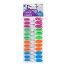 Kit 12 Pregadores Roupas Silicone Prendedores Varal Casamia