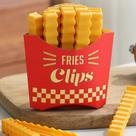 Kit 12 prendedores batata fritas