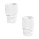 Kit 12 Prolongadores 20mm 1/2 com Adaptador 3/4 Torneiras Kit 12 Prolongadores 20mm 1/2 com Adaptador 3/4 Torneiras