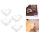 Kit 12 Protetores De Quina Canto Para Mesa Cama Em Silicone