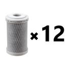 Kit 12 Refil Filtro 5 Carbon Block Carvão Bbi Pentair Carvão Ativado Equation Lorenzetti Loren Acqua Acquabios