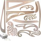 Kit 12 Réguas Corte Costura Francesa Decotes Alfaiate 50 Giz