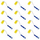 Kit 12 Rolo Espuma Tigre 5cm com Suporte Pintura Simples