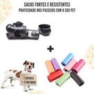Kit 12 Rolos Sacos De Recolher Coco Pet + Suporte De Ossinho