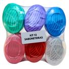Kit 12 Saboneteira Porta Sabonete barra Mamita Master Original Cores Sortidas Atacado Revenda
