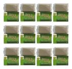 Kit 12 Sabonetes Barra Argila Verde Naturais Bionature 90g