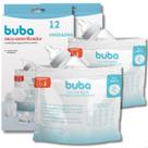 Kit 12 Sacos Esterilizador Mamadeira Reutilizável Microondas Buba
