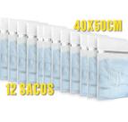 Kit 12 Sacos Para Máquina de Lavar Delicadas Intimas Organizador de Roupas 40x50cm