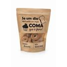 Kit 12 sacos zip kraft 26x18cm embalagem para alimentos com visor e escrita personalizada com fecho