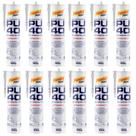 Kit 12 Selante de Poliuretano Branco Pu40 400G Mundial Prime