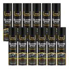 Kit 12 Silicone Spray Protege 300ml Lavanda Couro Painel