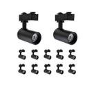 Kit 12 Spot De Trilho 10w 700lm 3000k Preto Blumenau Kit 12 Spot De Trilho 10w 700lm 3000k Preto Blumenau