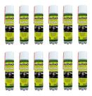 Kit 12 Spray Silicone Aerossol Carro Barco Esteira 300ml
