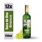 Kit 12 Suco de Uva Branco Niágara Marcon 100% Natural 750ml Kit 12 Suco de Uva Branco Niágara Marcon 100% Natural 750ml