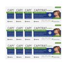 Kit 12 Suplemento Capitrat Forte+Cabelos E Unhas 60 Cápsulas