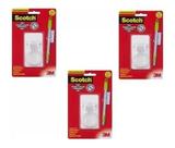 Kit 12 suporte para vassouras adesivo até 3,5kg scotch 3m