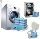 Kit 12 Tabletes Pastilhas Limpar Máquina Lavar Roupa Limpeza Kit 12 Tabletes Pastilhas Limpar Máquina Lavar Roupa Limpeza