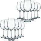 Kit 12 Taças Barone 385ml Ideal Para Vinhos Refinado Vidro Nadir
