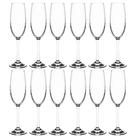 Kit 12 Taças de Champanhe 220ml Espumantes Cristal Copos Titânio Sense Kit 12 Taças de Champanhe 220ml Espumantes Cristal Copos Titânio Sense
