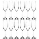 Kit 12 Taças de Champanhe 220ml Espumantes Cristal Copos Titânio Sense Kit 12 Taças de Champanhe 220ml Espumantes Cristal Copos Titânio Sense