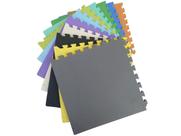 Kit 12 Tapetes Tatames Coloridos Eva 50 X 50 X 1cm 10mm C/ Borda