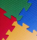 Kit 12 Tatames Tapetes EVA 50x50x2cm 20mm c/ Bordas VV/AM/VM/AR