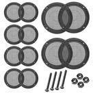 Kit 12 Tela Plástica 6 Polegadas Com Parafusos Grade Arlem