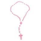 Kit 12 Terços Plástico 5mm Rosa