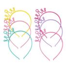 Kit 12 Tiaras Coroa Neon Cores Vibrantes Festa