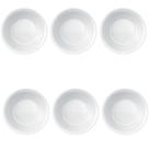 Kit 12 Tigela De Vidro Cumbuca Bowls Redonda 19cm Branca